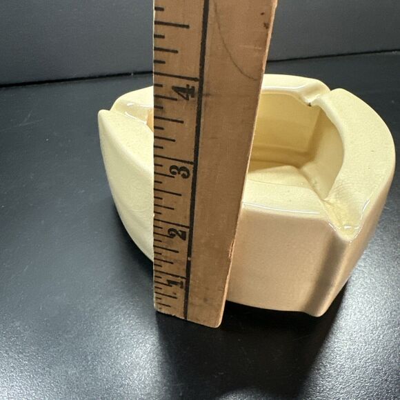 Vintage Drip Glazed  Taiwan Deep Dish Heavy Fine Ceramic Tobacco Ashtray - Picture 5 of 5